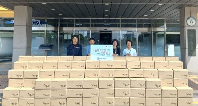인탑스(주) 수원지점, 가정의 달을 맞아 권선구에 후원물품 전달