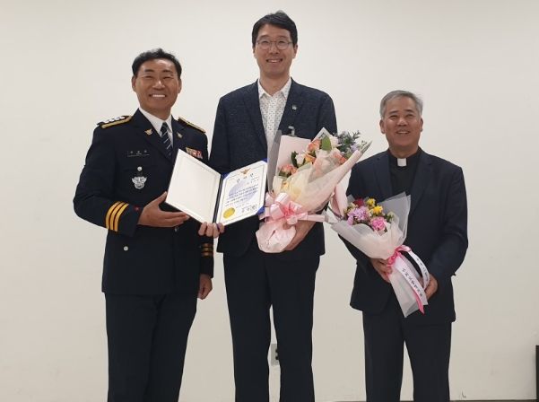 양평군 용문면, 범죄 취약 환경 개선에 기여한 공으로 감사패 수여 받아