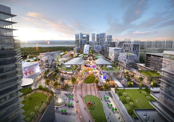 조감도(G-Tech City-중앙광장)