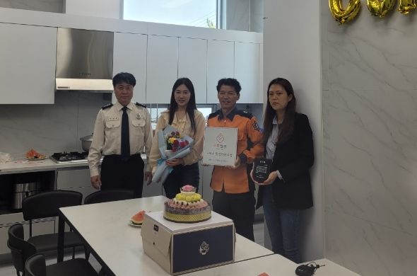 ㈜한샘, 목포소방서 삼학119안전센터 환경개선 서비스 제공