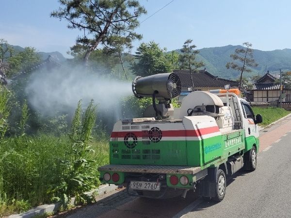 괴산군, 모기 등 감염병매개 위생해충 방역소독 총력