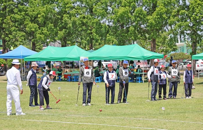 함안서 제26회 4군 친선 노인게이트볼 대회 열려