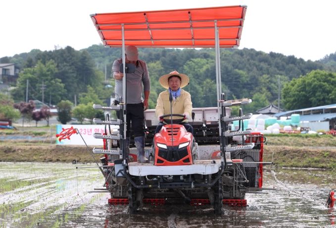 가평군 비용절감에 탁월, 벼 드문모 심기 확대 보급