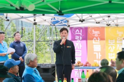 청송군농민회, 풍년기원제 및 통일쌀 손 모내기 행사 개최