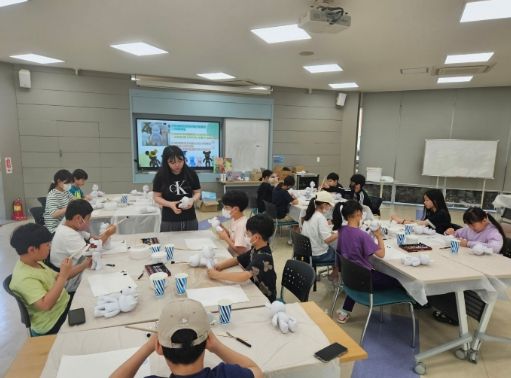 달성군청소년센터, ‘베어브릭 만들기 및 백드롭페인팅 체험’프로그램 운영