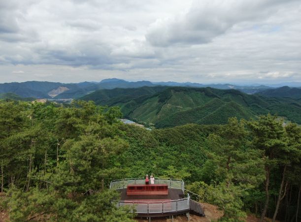 장안-진산성지 숲길 전경