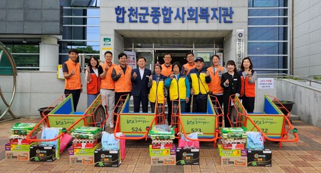 한화에어로스페이스,‘사랑의 리어카’합천군에 전달