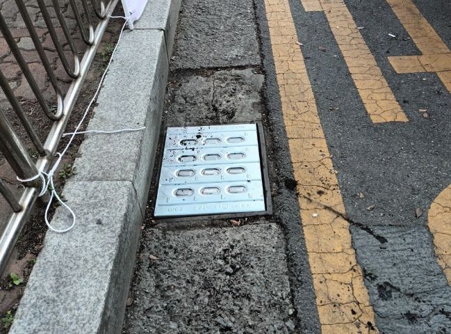 용인특례시 처인구가 역북지구를 시범지구로 지정해 배수로 시설 교체를 진행한 모습