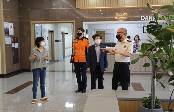 천안서북소방서, 요양시설 관서장 행정지도 방문