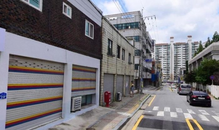 천안시 신부동 옛 법원 앞 일원 현재 모습