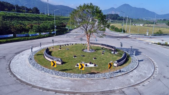 정읍시, 내장산IC 입구 회전교차로에 ‘명품 단풍나무 새단장’