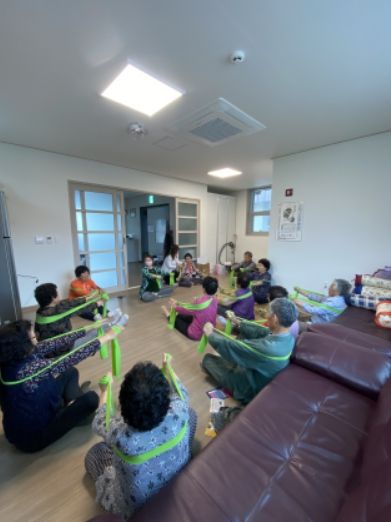 거제시 동부면, 건강플러스 행복플러스 경로당 건강교육 실시