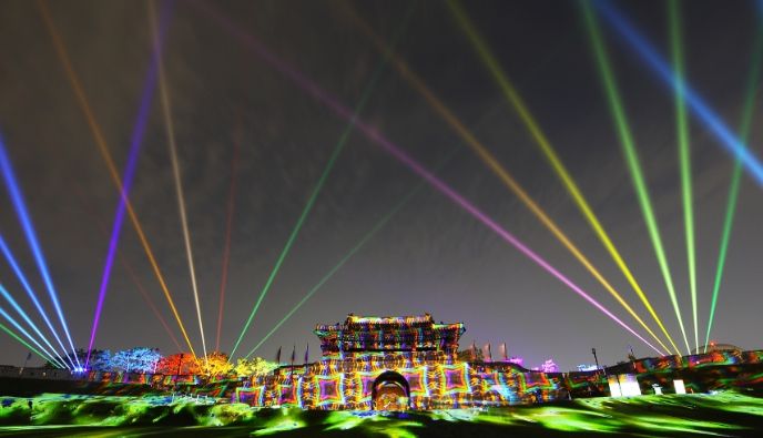 수원화성 미디어아트 파일럿 테스트