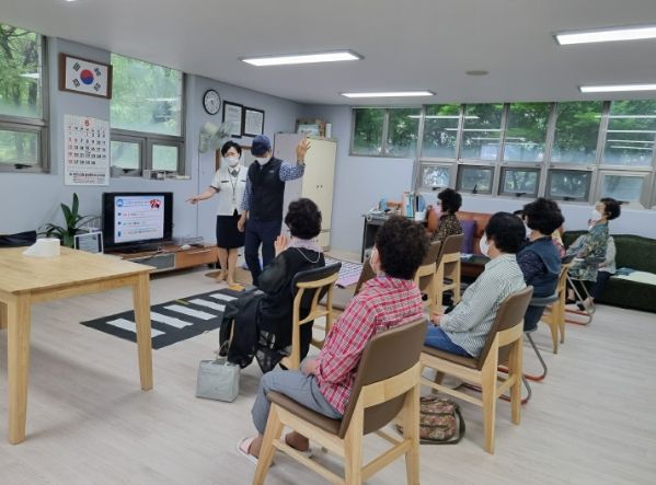 무거생활지원센터, 경로당 교통안전교육