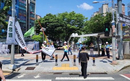 창원특례시, 정당현수막 관리체계 확립을 위한 민‧관 합동점검