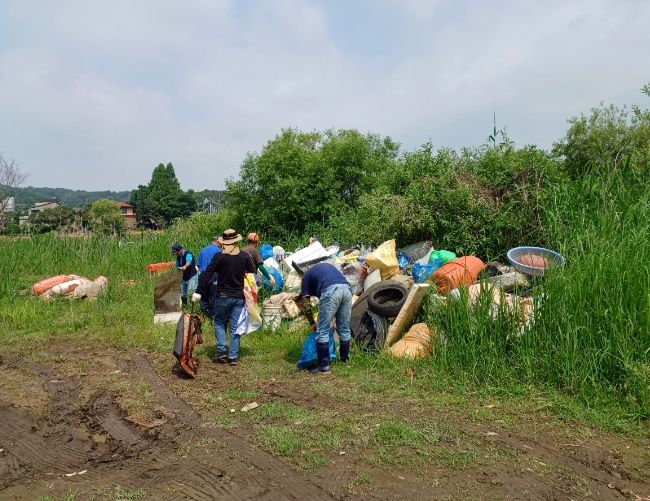 양평어촌계 남한강 오염물질 정화활동 추진