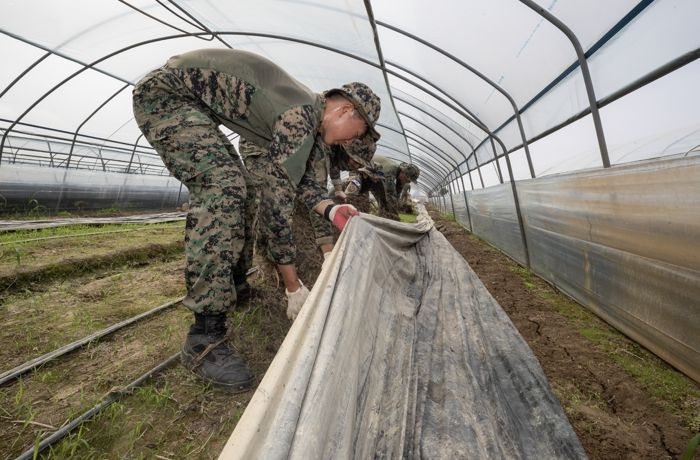 익산시 호우피해 농가 복구 지원 ‘구슬땀’
