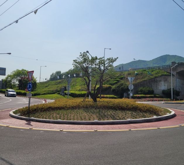 양평군, 용문면 다문리 회전교차로 신설