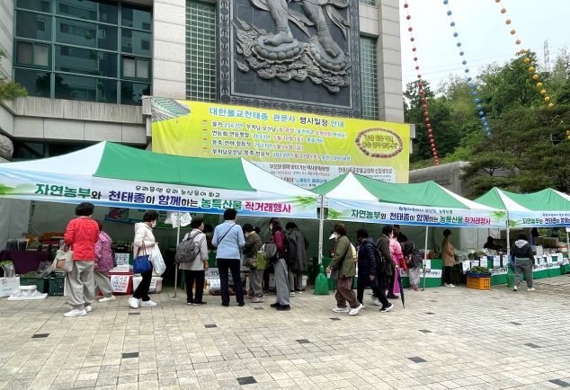 관내 직거래 장터 운영 사진