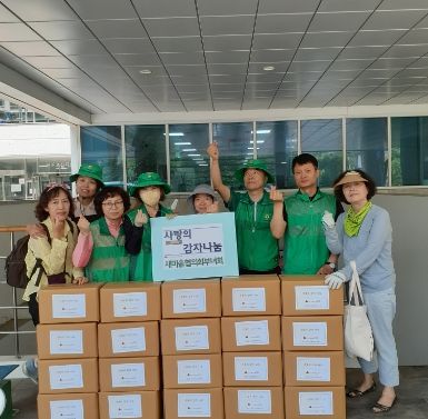 위례동 새마을협의회부녀회 사랑의 감자 나눔