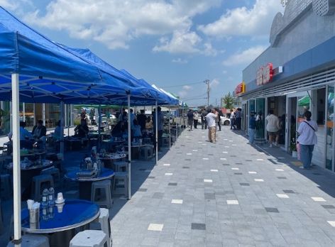 유튜버 방문 모습