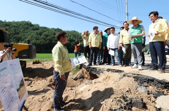 경북도의회 배한철 의장, 6월29일,30일 집중호우 피해 현장 긴급 방문