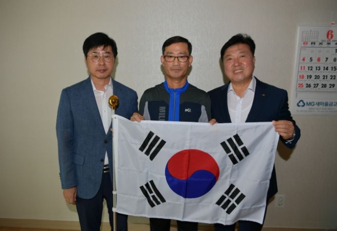 최재구 예산군수 보훈가족 위문 사진