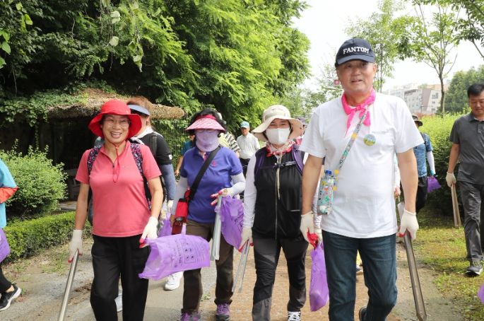 골프장둘레길플로깅