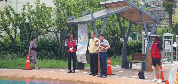 “김해시 공원 물놀이장 운영 이상 없나” 김석기 김해시 부시장, 현장 점검