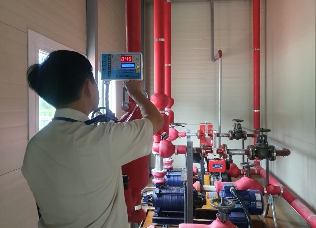 가압 송수장치 정상작동여부 점검