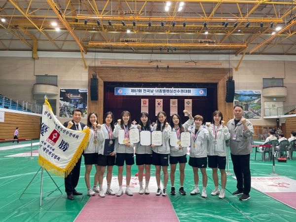 인천 중구청 펜싱팀, 전국남·녀종별펜싱선수권대회서 호성적 ‘낭보’