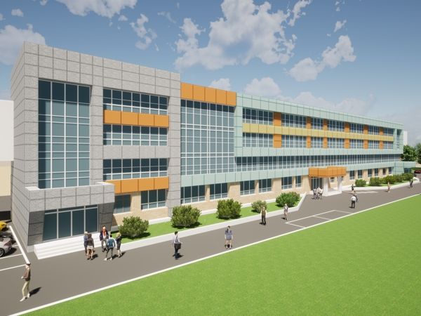 충남반도체마이스터고(가칭) 본동 조감도