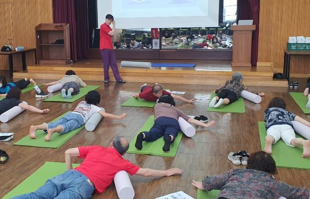 동구 지역사회보장협의체 노인분과 특화사업 폼롤러교육