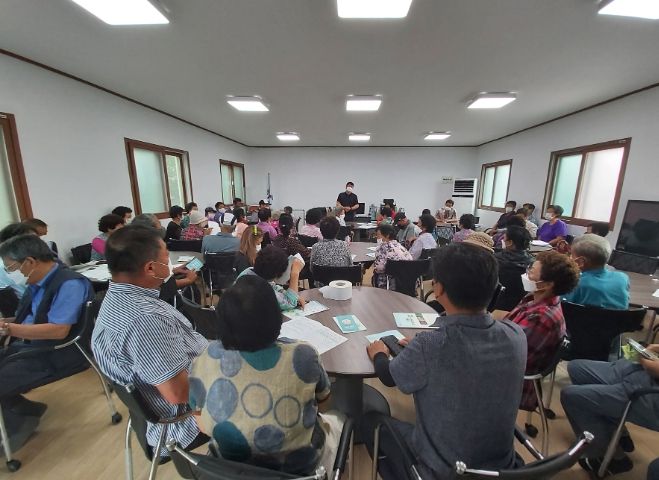 지난해 여름철 현장영농교육 운영 모습