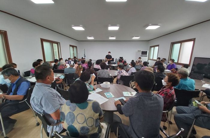 지난해 여름철 현장영농교육 운영 모습