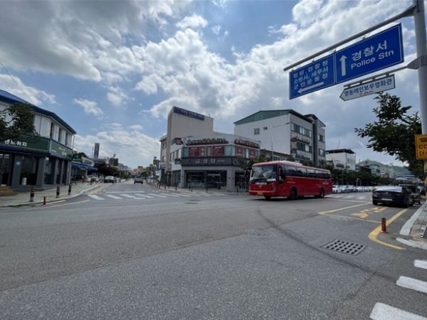 영동군, 금성당 앞 사거리 교통사고 잦은 곳 개선사업 추진