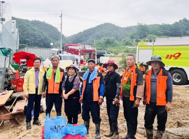 봉화군 우리음식연구회 간식 전달