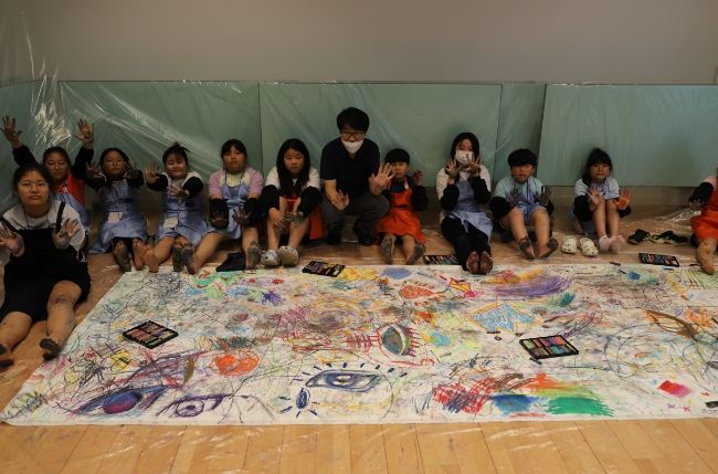 영암하정웅미술관, '꿈꾸는 작은 화가들' 수업서 초등 4~6학년 작품 만들어