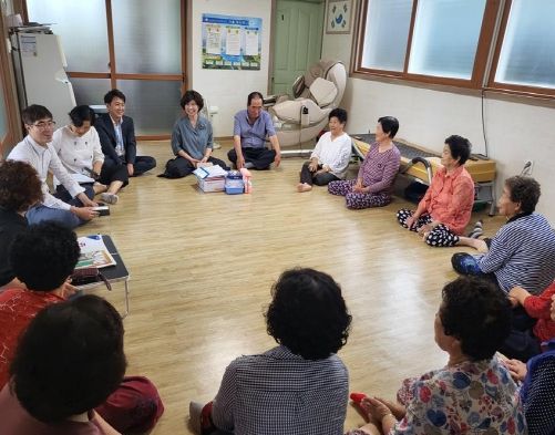 장흥 유치면, 경로당 순회방문 ‘소통행정’ 잰걸음