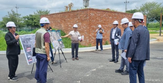 상주시 부시장, 도남정수장 현장 방문 점검