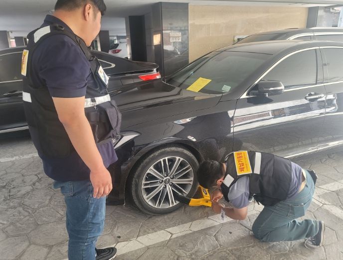 안산시, 고급․외제 체납 차량 철퇴… 39대, 3천8백만원 징수