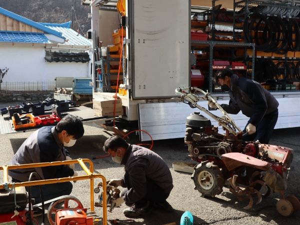 영동군, ‘농기계 수리 및 임대 사업’ 파격 개선