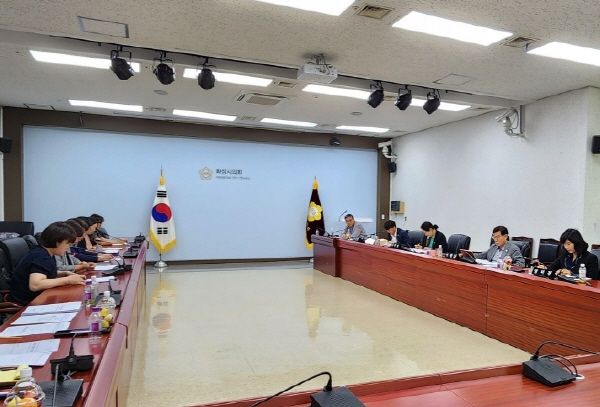 화성시의회 교육복지위원회 호스피스 완화 의료서비스 사업 관련 전문기관과 간담회 열어