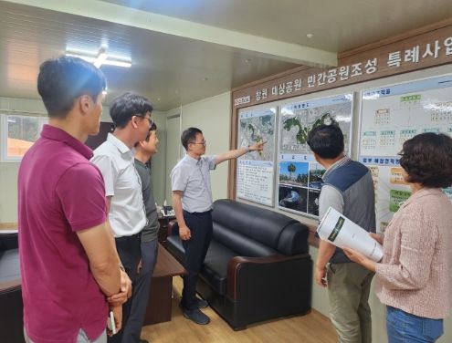 신임 창원특례시 푸른도시사업소장, 발빠른 현장점검