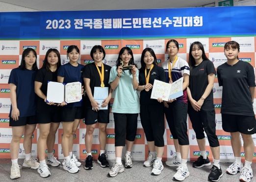 화순군청 배드민턴 선수들