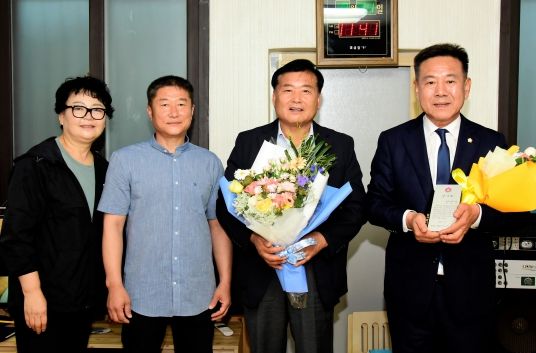 담양군의회 최용만 의장 감사패 수상
