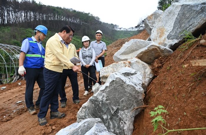 이용록 홍성군수, 폭우피해 ZERO 도전 한다!!