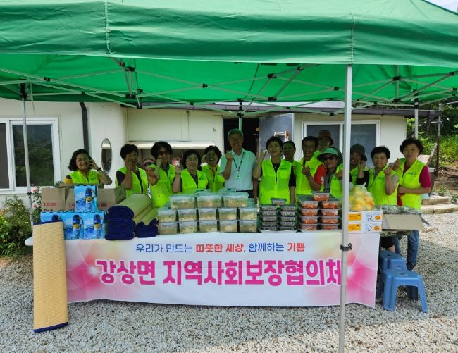 양평군 강상면 지역사회보장협의체, 초복 맞이 취약계층 지원 사업 추진