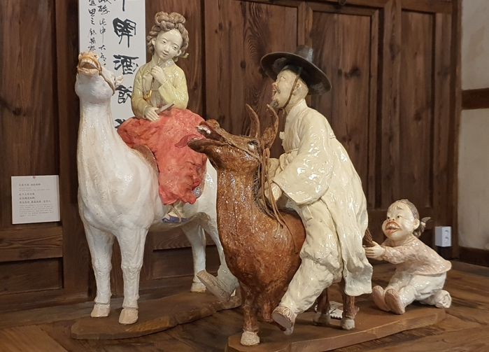 고택 초대전 작품