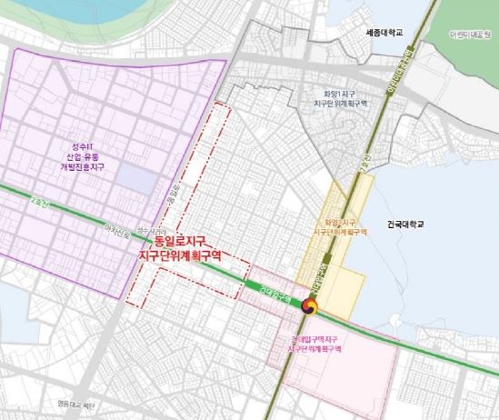 동일로지구 위치도